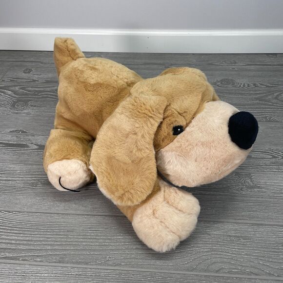 Vintage FAO Schwarz Patrick the Puppy Brown Hound Dog 20in Plush Stuffed Animal - Picture 6 of 11